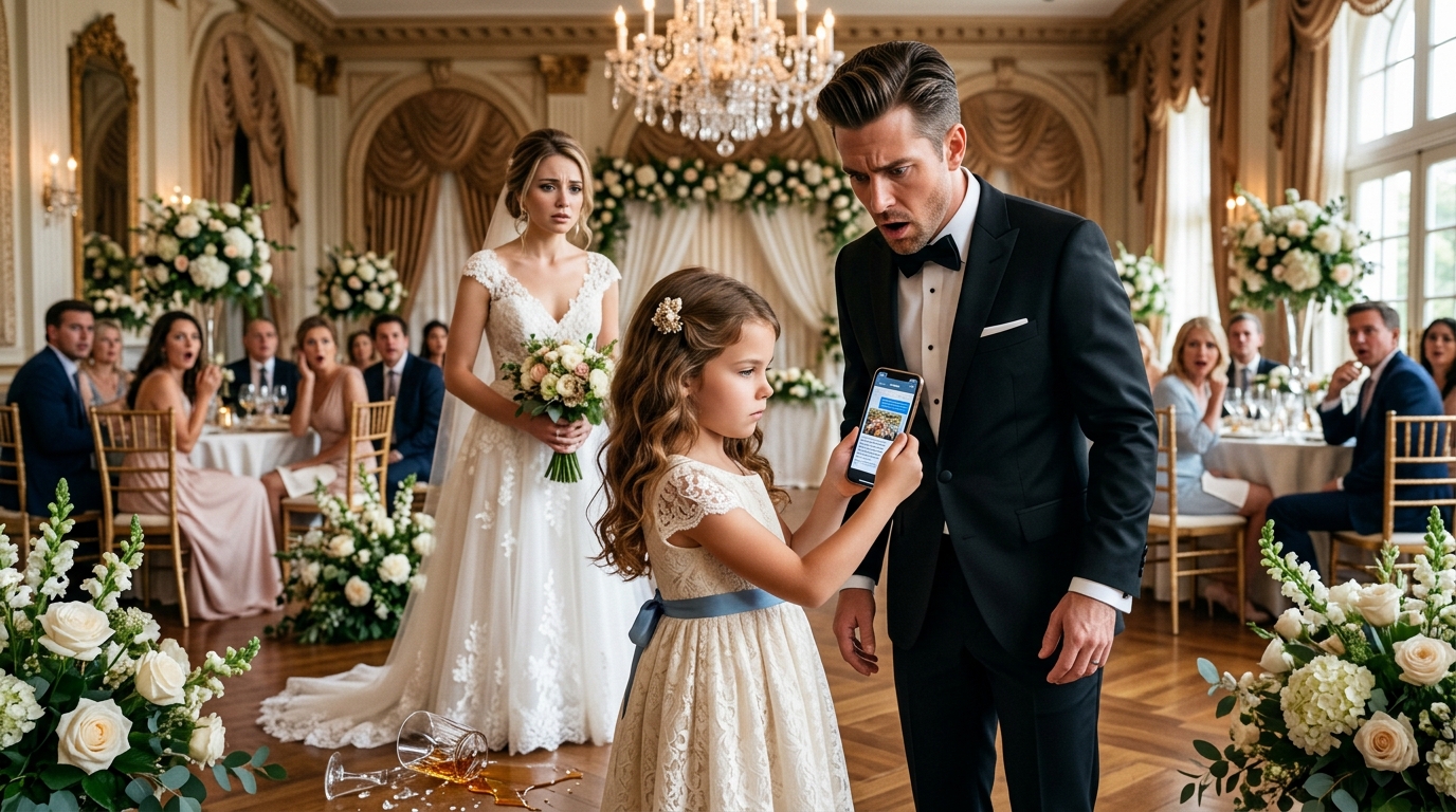 A Little Girl Knocked the Glass Away at the Ring Ceremony… Then Everyone Learned Why banner