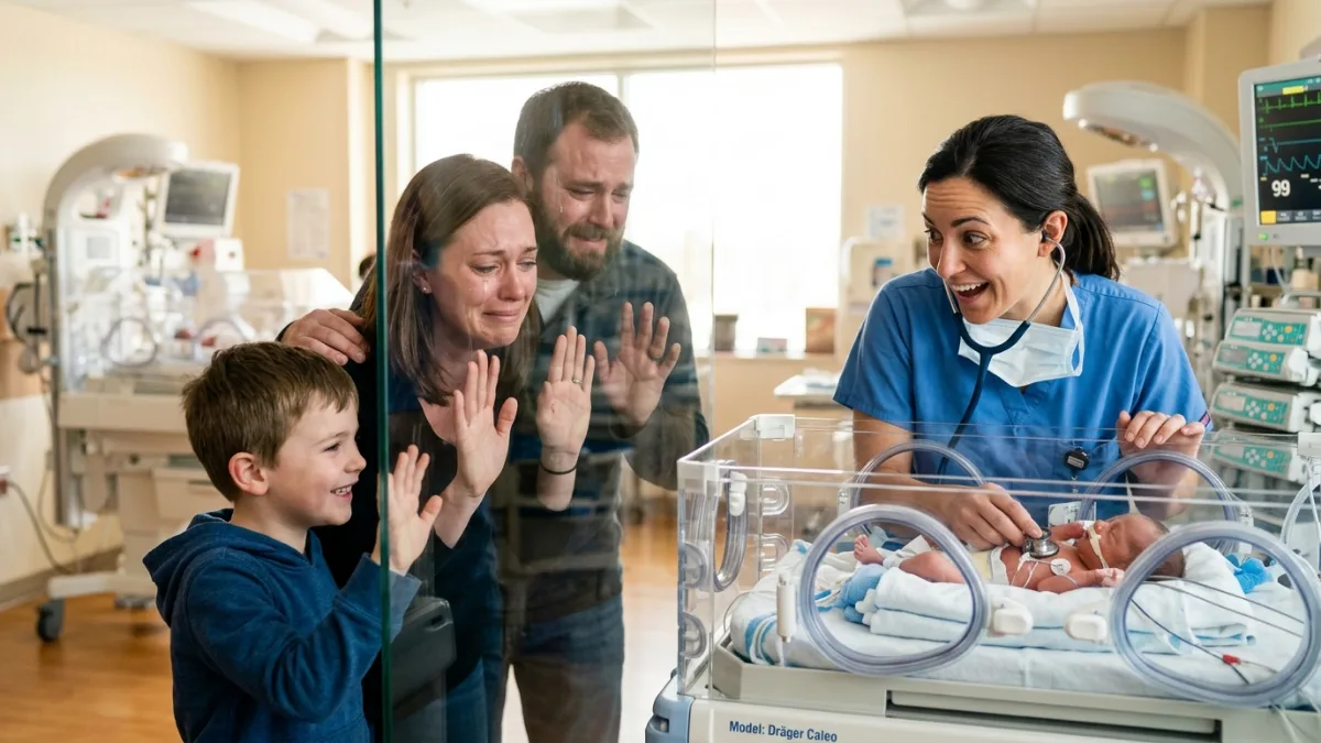 A Seven Year Old Boy Saved His Dying Sister In The ICU banner