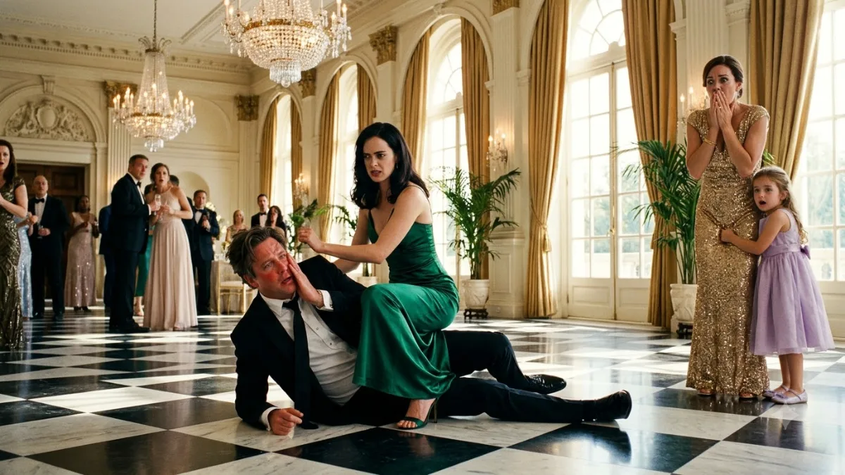 Arrogant High-Society Couple Brutally Assaults Mother And Child In Grand Ballroom banner