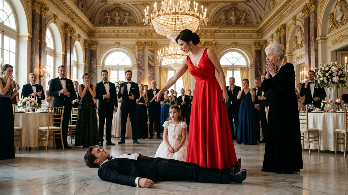 Arrogant Matriarch Slaps Mother Protecting Child In Ballroom banner
