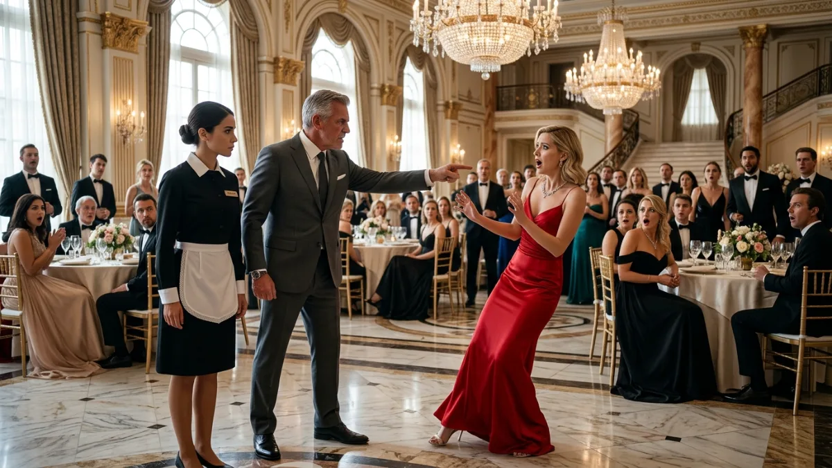 Arrogant Socialite Slaps Waitress In Grand Ballroom banner