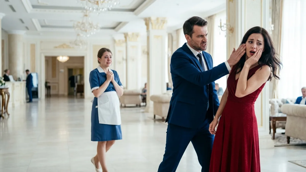 Billionaire Drops Everything When He Sees His Pregnant Ex-Wife Cleaning Hotel Floors banner