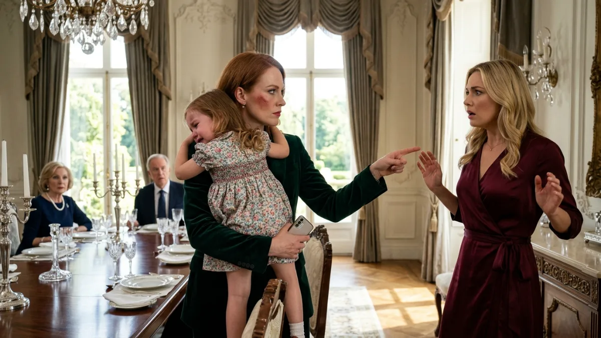 Cruel Heiress Slaps Sister-In-Law At High Society Dinner banner