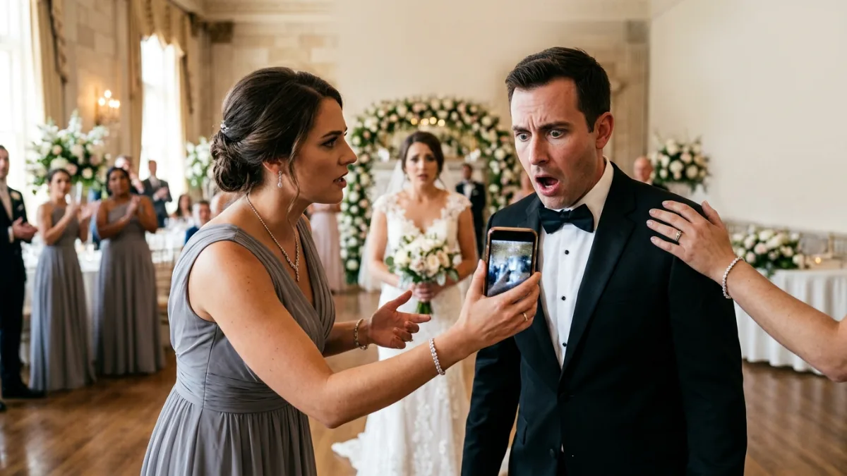 My Groom Tried To Drink His Toast Before My Bridesmaid Slapped It Away banner