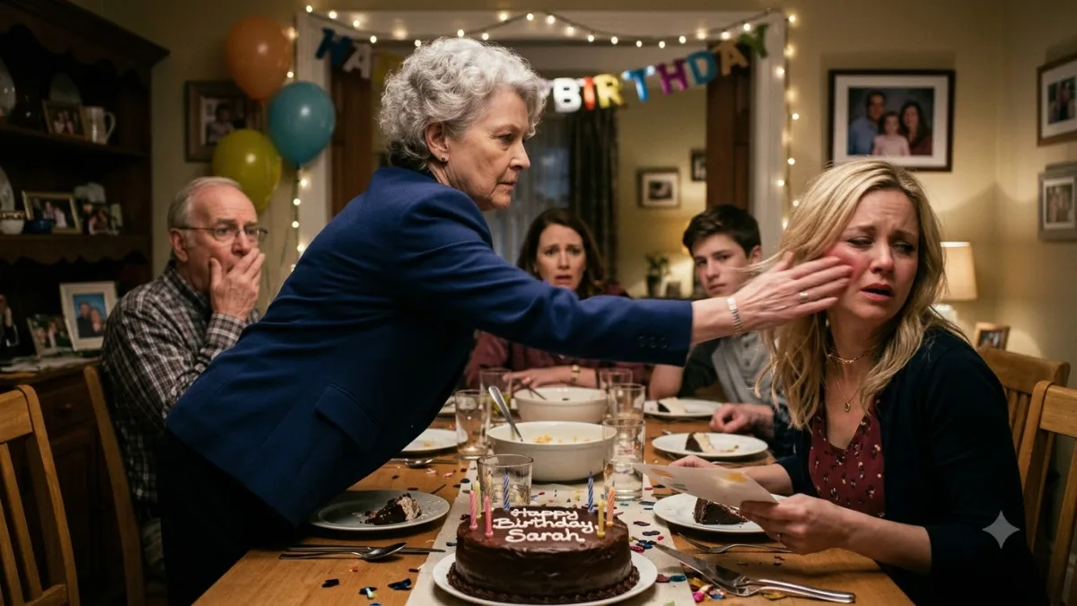 She Disowned Her Mother At Dinner Until A Secret Card Made Her Tremble banner