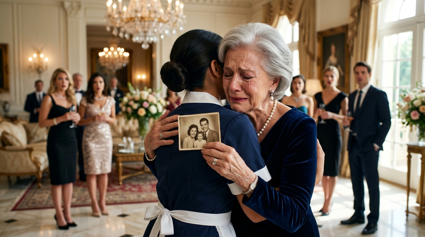 She Slapped the Maid at a Party... Then One Photo Revealed the Truth She Had Waited Years to Find banner