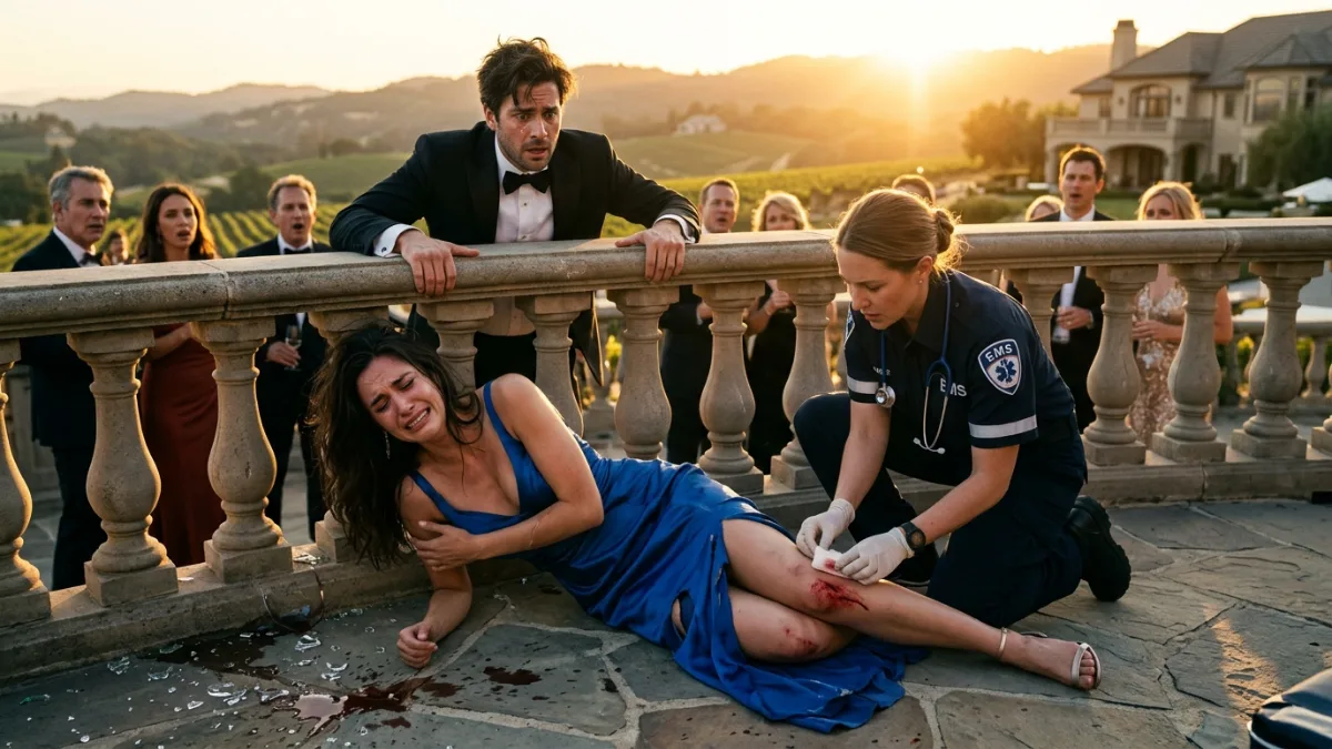 The Dangerous Fall At The Vineyard banner