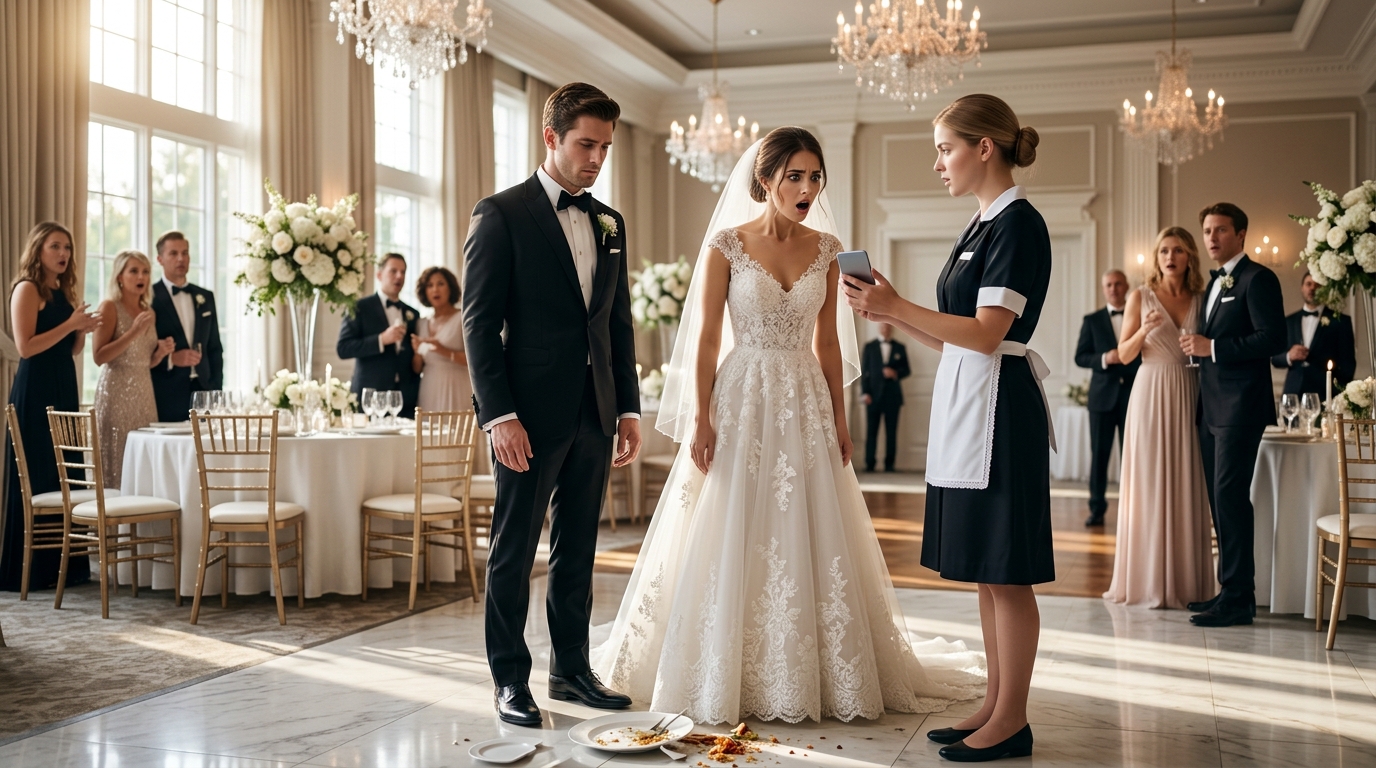 The Maid Who Risked Everything to Reveal the Truth at a Wedding banner
