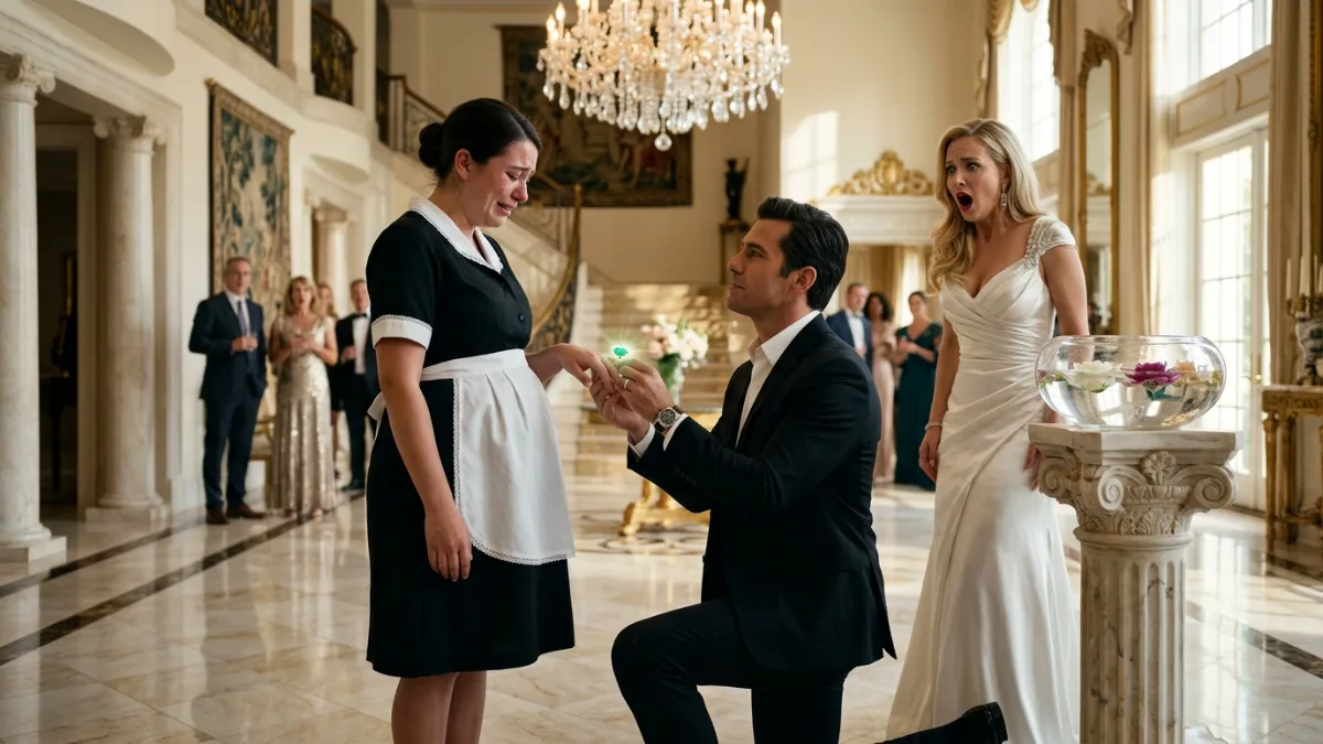 The Rich Heiress Humiliated The Maid Until Her Husband Walked In banner
