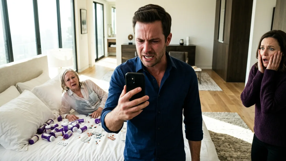 The Secret Pill Bottles In The Bedroom banner