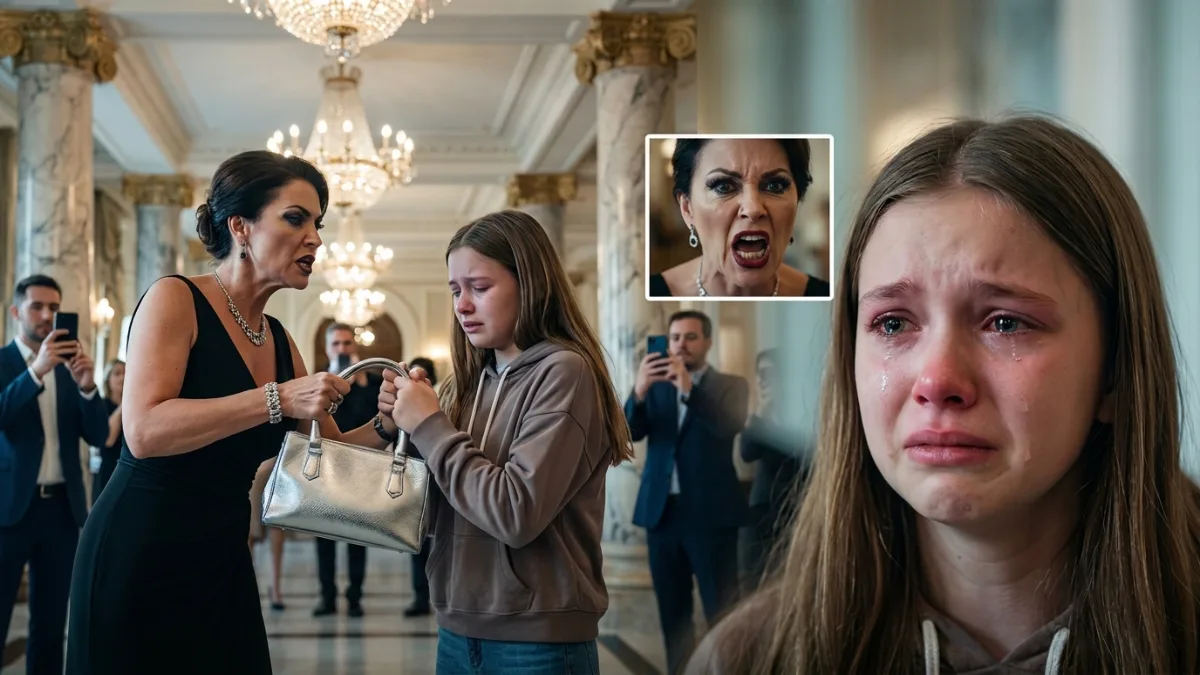 The sharp crack of skin on skin echoed over the soft piano music, completely silencing the grand hotel lobby. banner