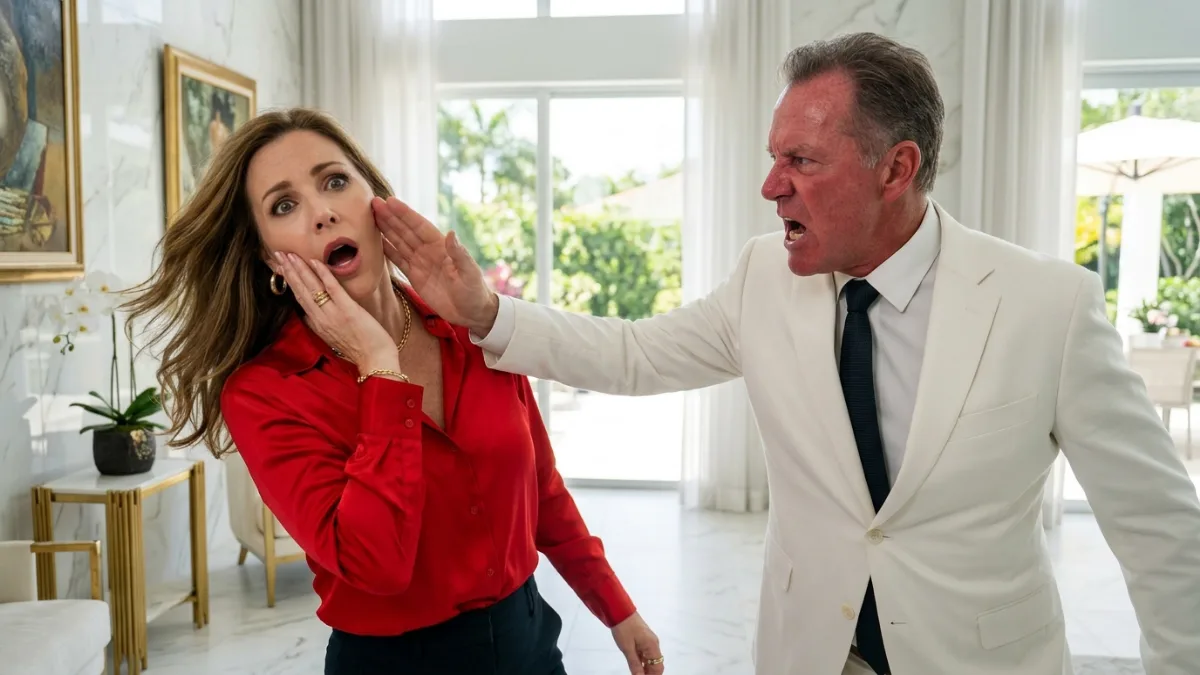 Wealthy Woman Slaps Step-Son and Instantly Regrets It When Father Arrives banner